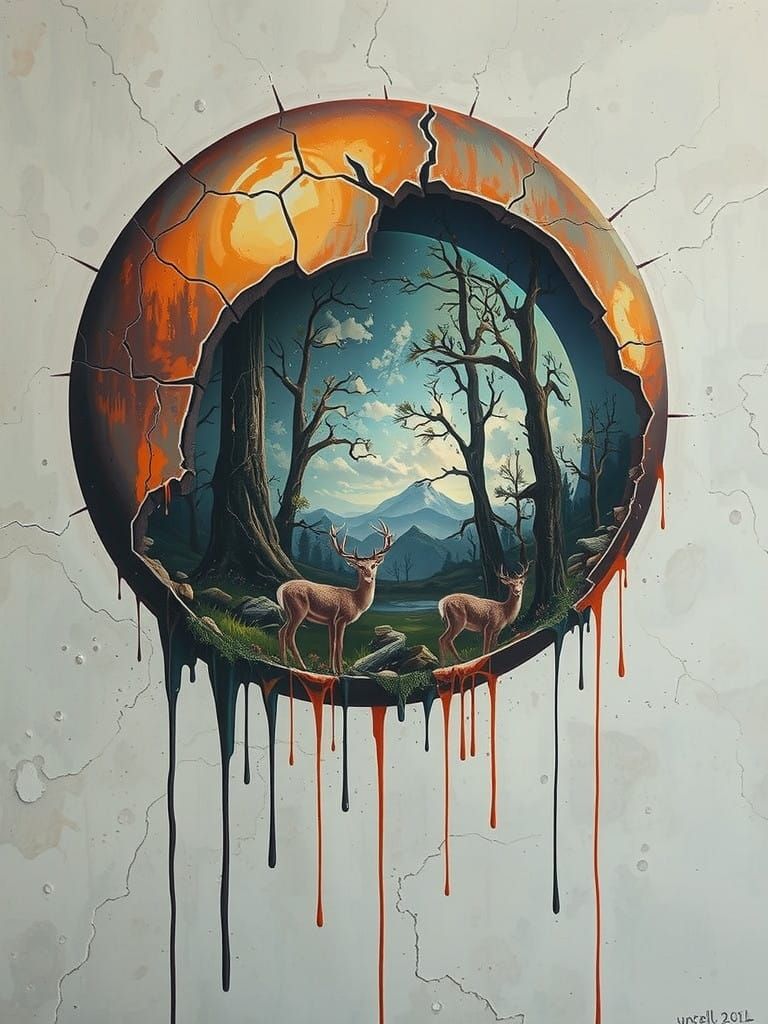 Post-Apocalyptic Earth in Vibrant, Gritty Realism