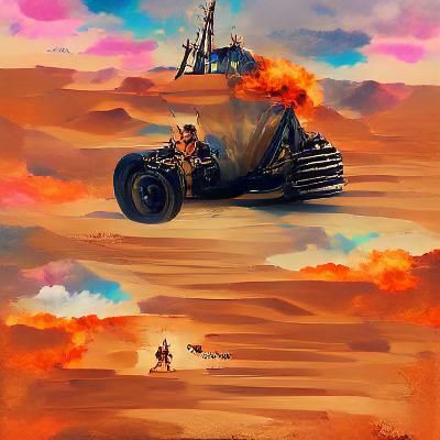 Wasteland Warriors in Barren Landscape