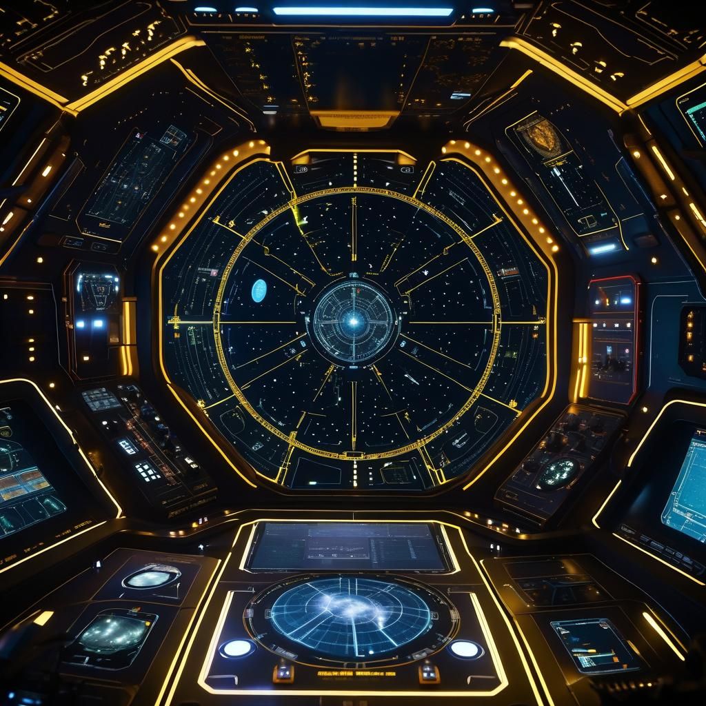 Starship Console Reveals Hidden Star Map Secret