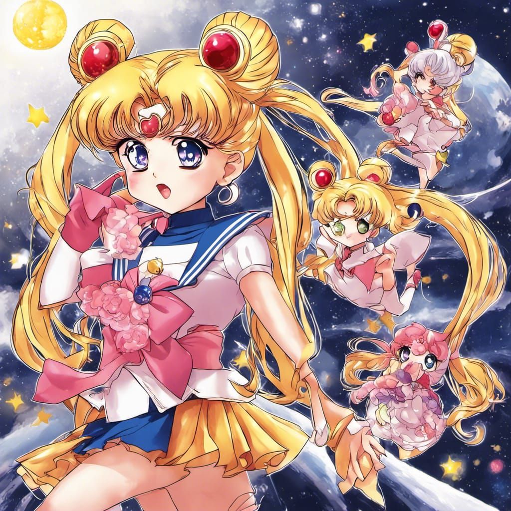 Chibi Sailor Moon Anime Key Visual