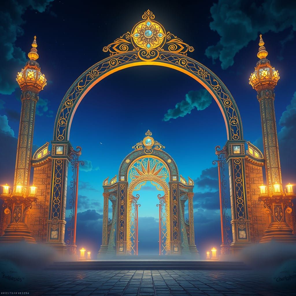 Moonlit Gate to Eternity