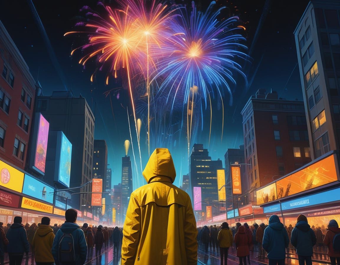 Wide-Eyed Wonder in a Vibrant Crowd, 2025