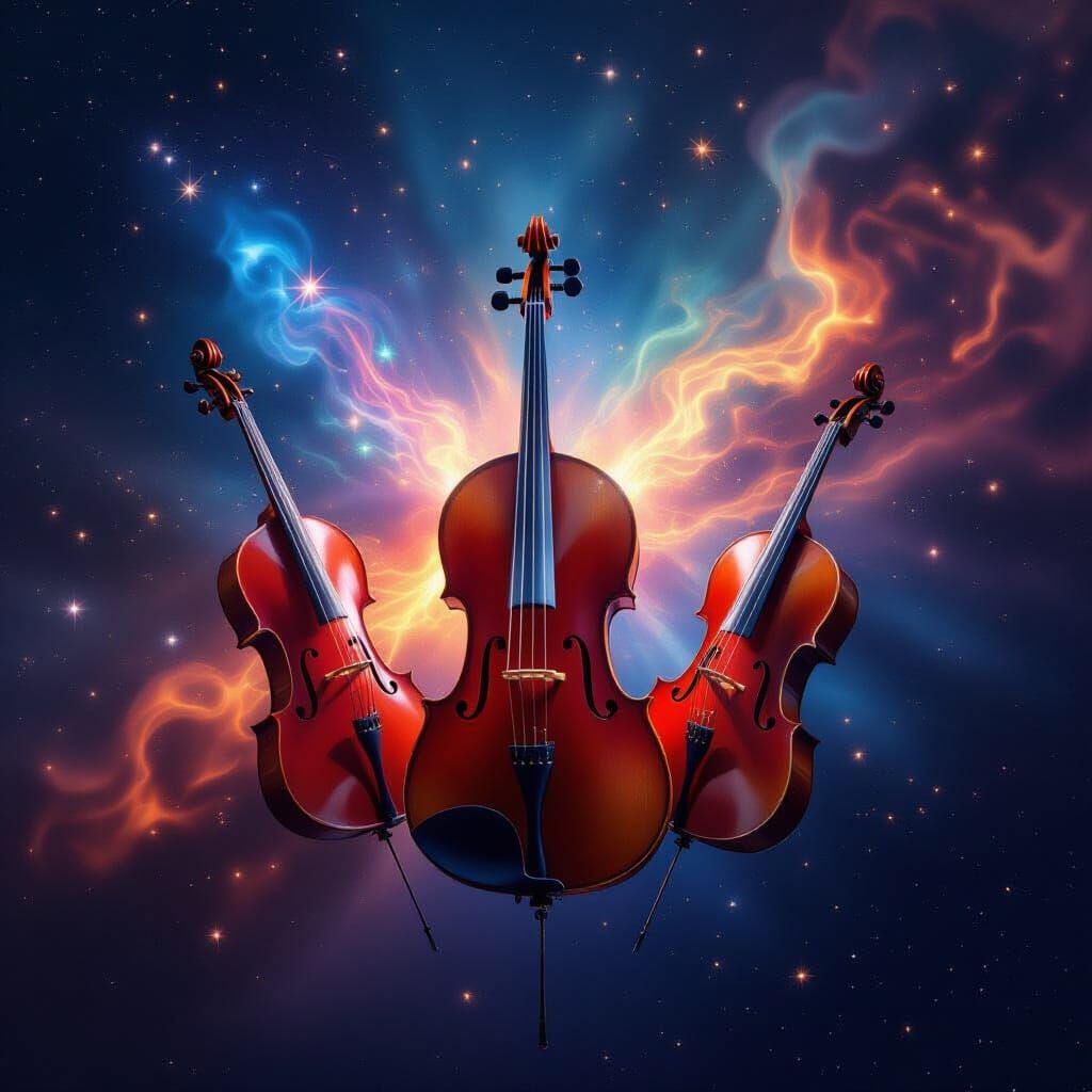 Magical Musical Instruments in Cosmic Nebula
