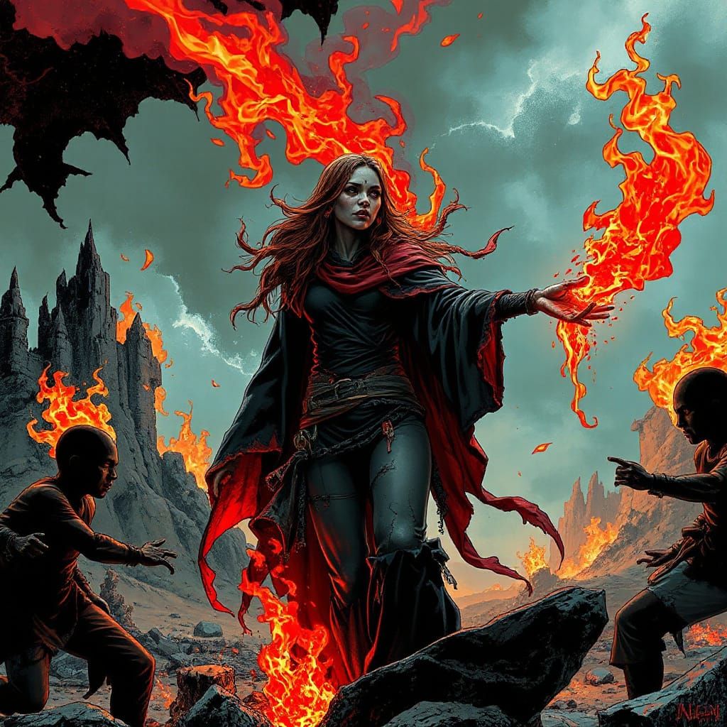 The Twisted Red Cinder , destructive elemental corruption !