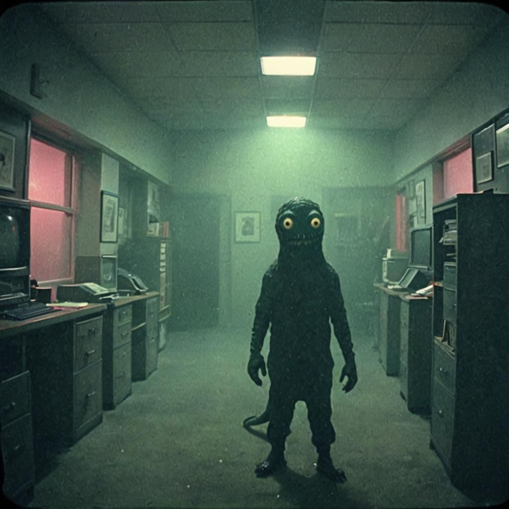 Eldritch Eels in Dreamcore Liminal Office