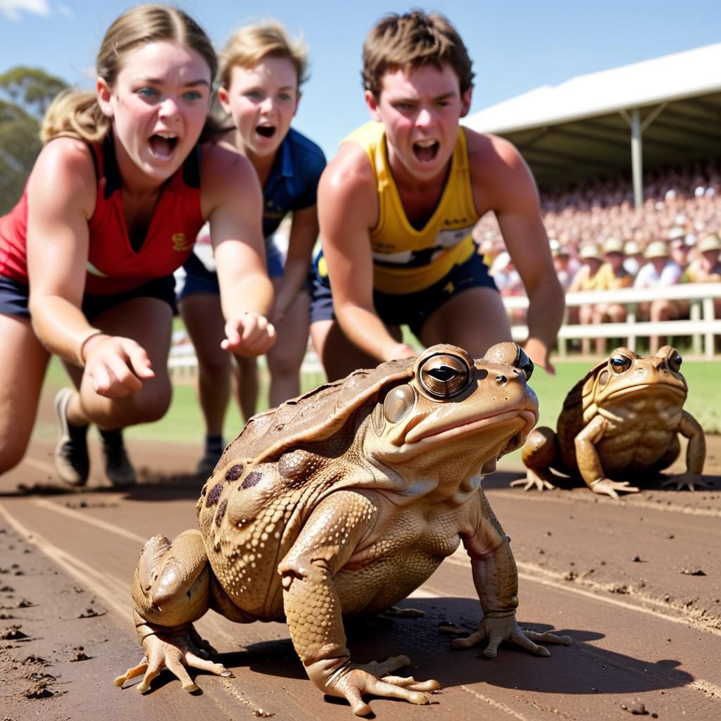 Cane Toad Racing: An Australian Spectator Sport