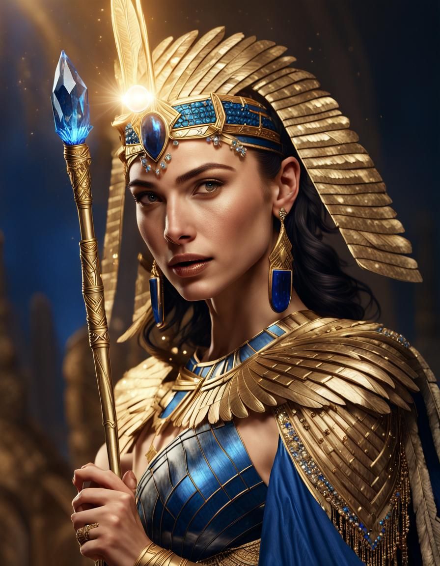Gal Gadot as Egyptian Princess in Fantasy Art
