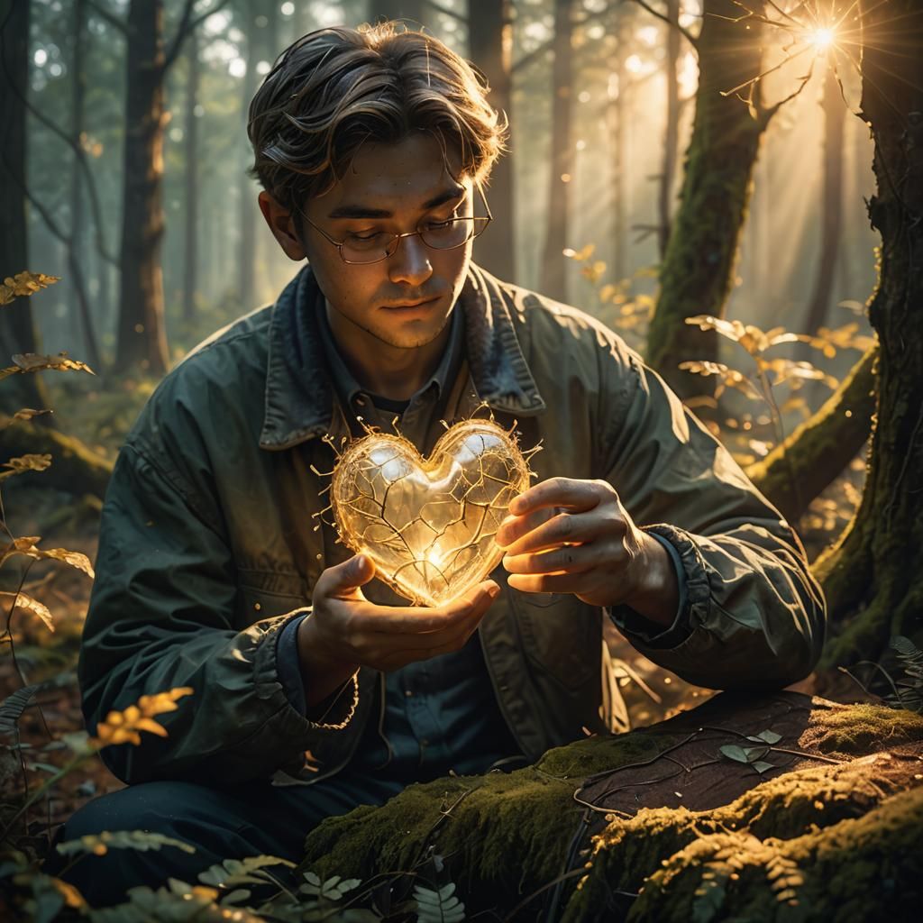 Repairing a Crystalline Heart in Misty Forest