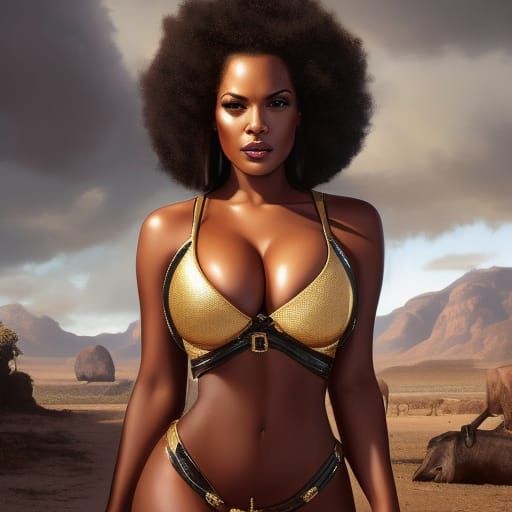"Big Breast African Goddess"