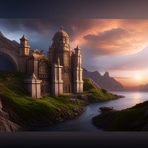 Anaximander of Miletus: Detailed Matte Painting