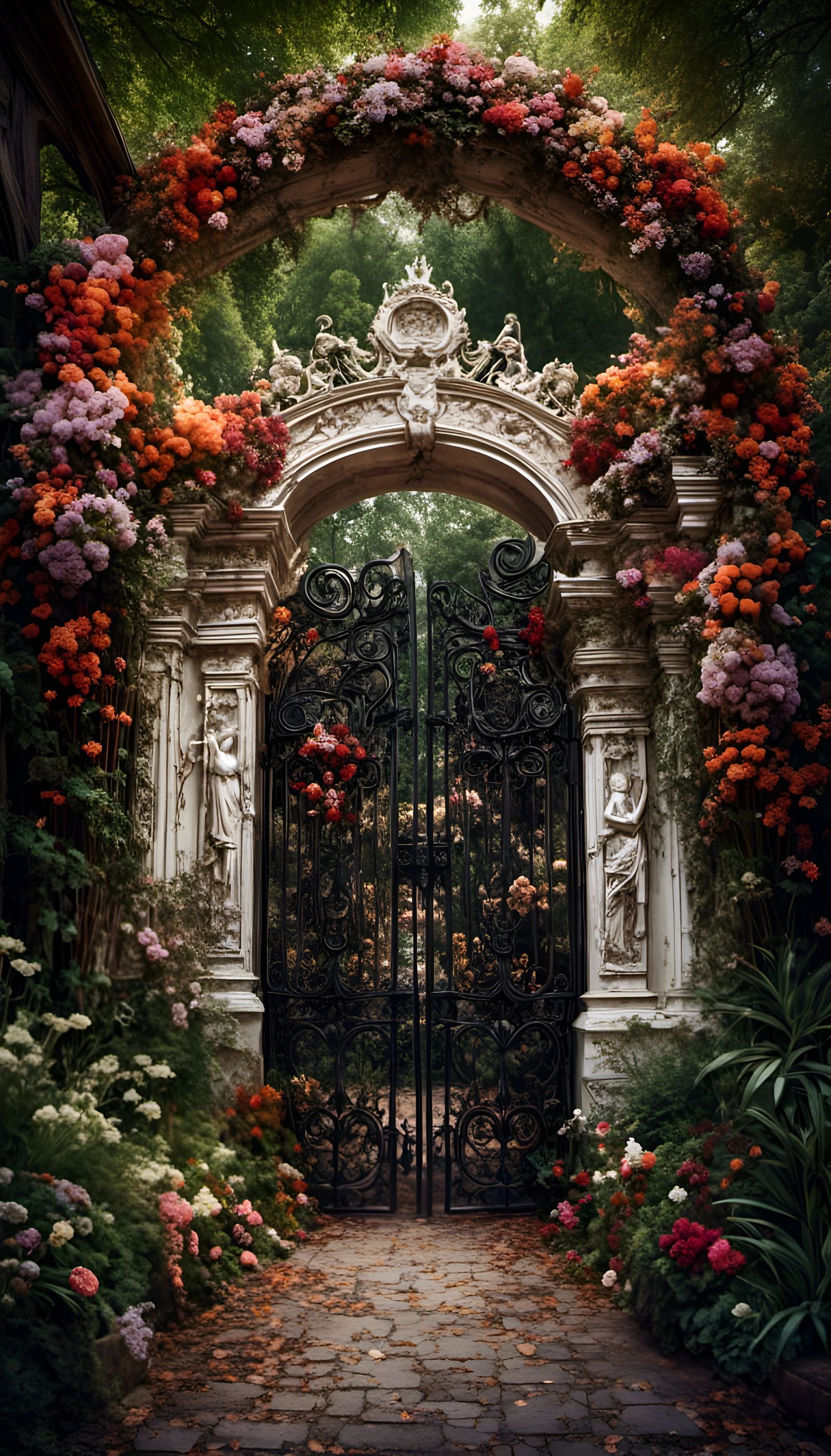 Gates of Hell and Beautiful Gardens