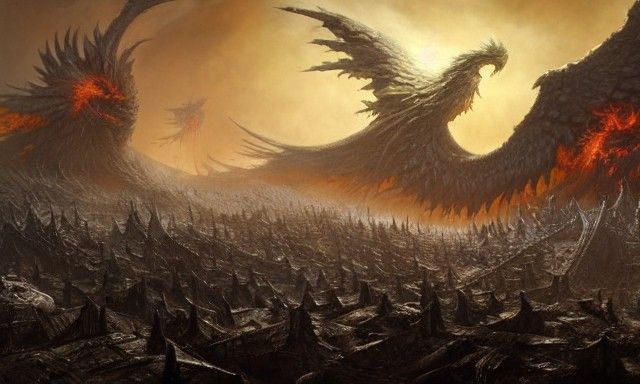 Stone Phoenix Rising