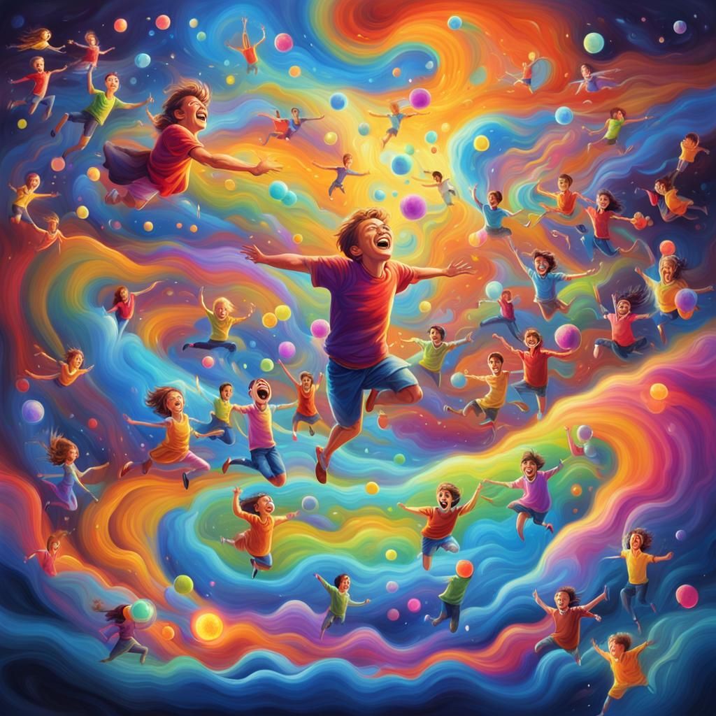 Dream Logic: Glowing, Fluid, and Happy People