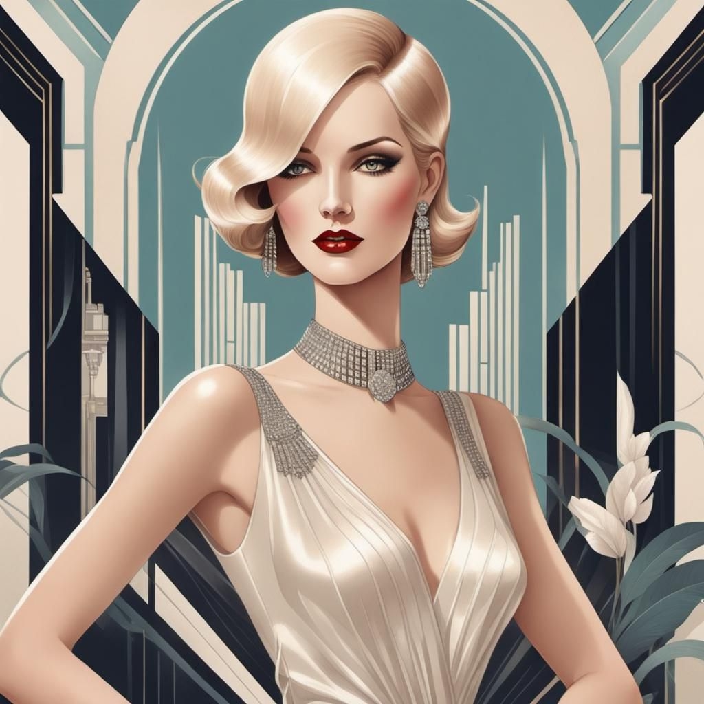 Art Deco Elegance in Fashion and Architecture