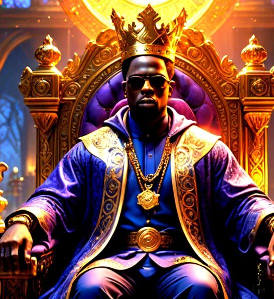 King P. Diddy Reigns Supreme in Lavish, Fantasy-Themed Digit...