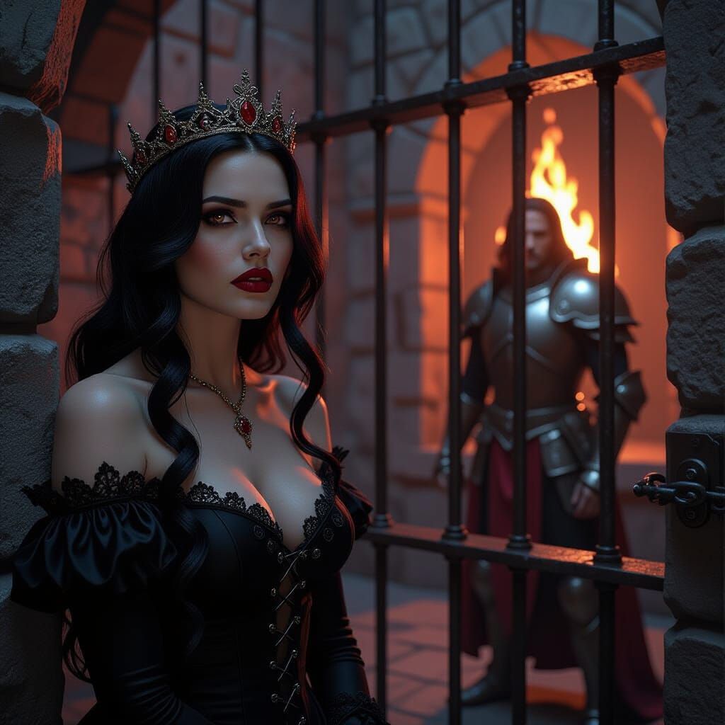 Vampire Queen Rescue by Fire Knight