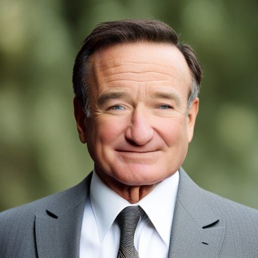 Portrait Resembling Robin Williams