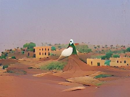 Abstract AI Image of Sudan