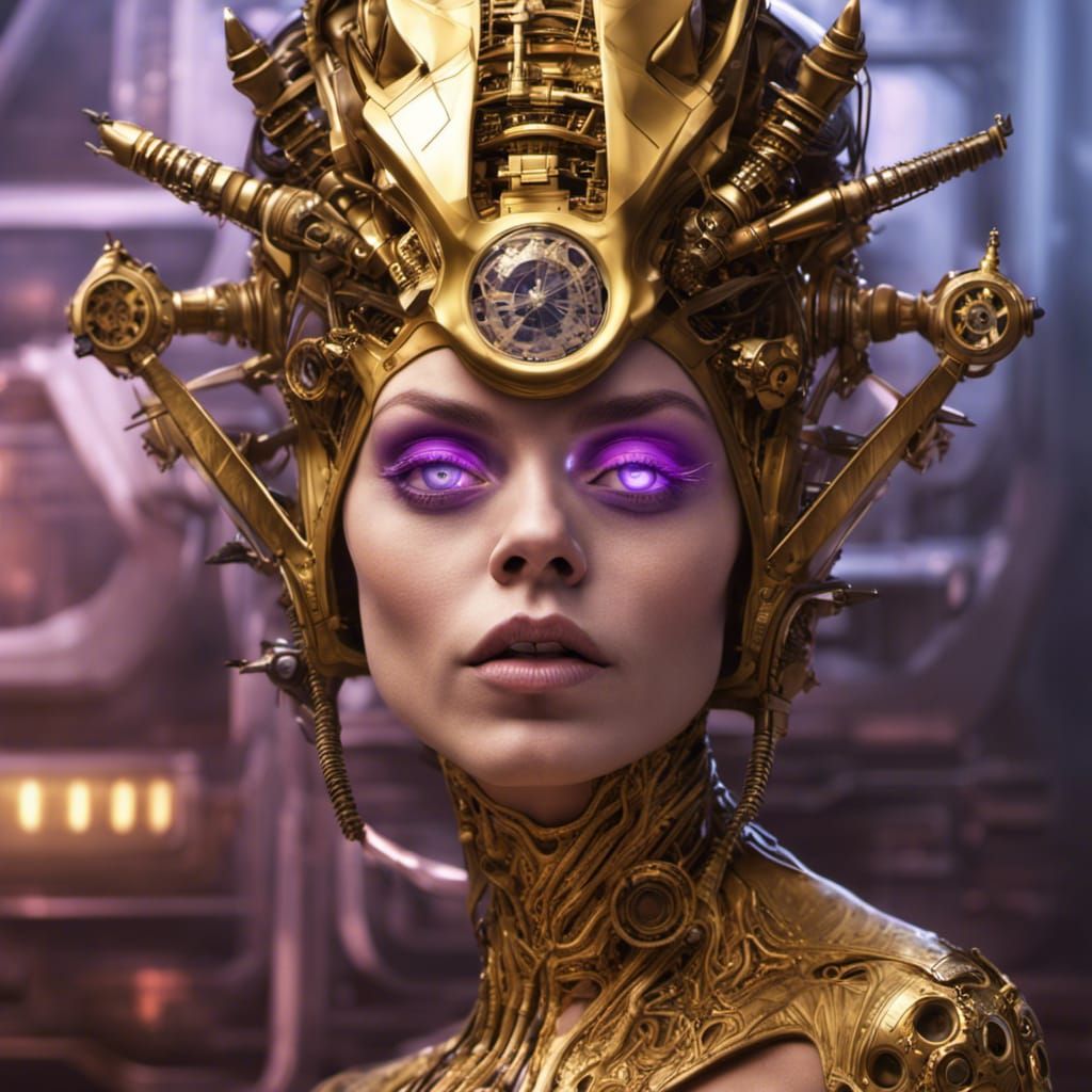 Borg Queen Aboard a Borg-Transformed Starship Enterprise