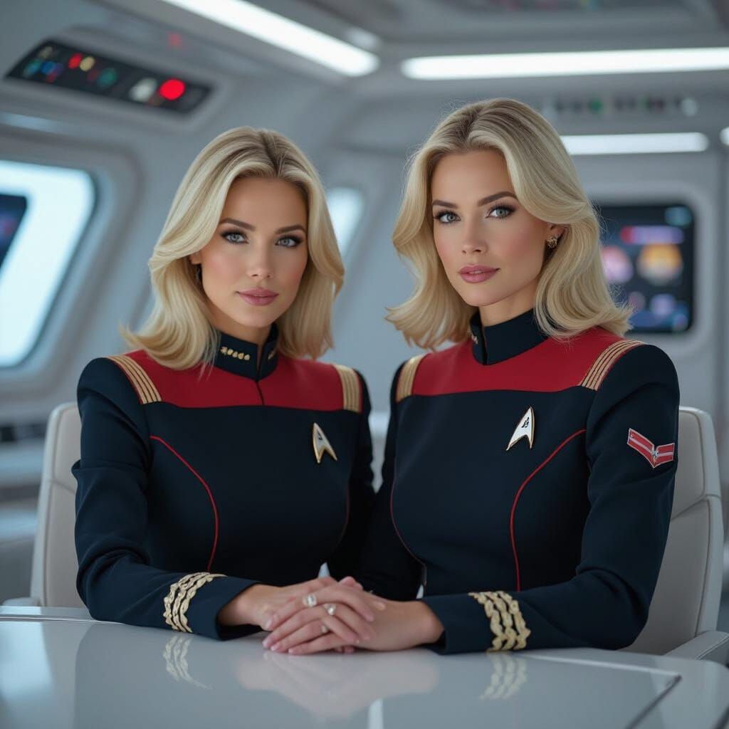 Phoebe Cates as Star Trek Voyager Character