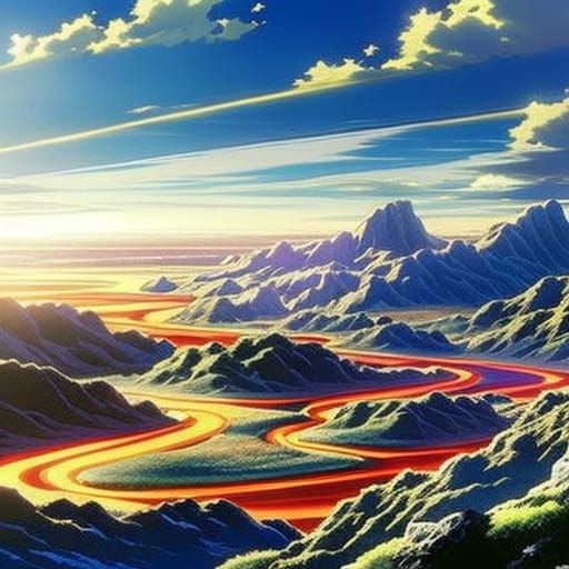 Saint Seiya landscape
