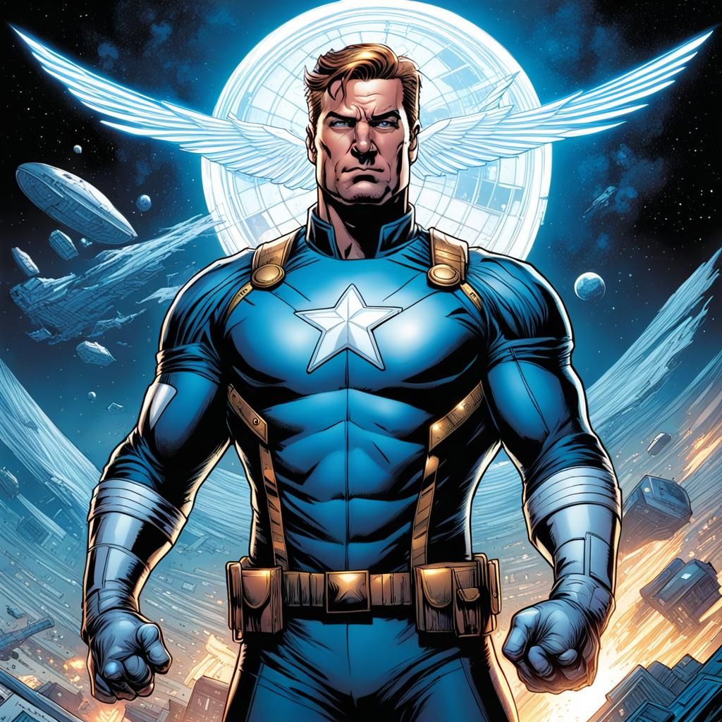 Captain Utopia Comic Book Art