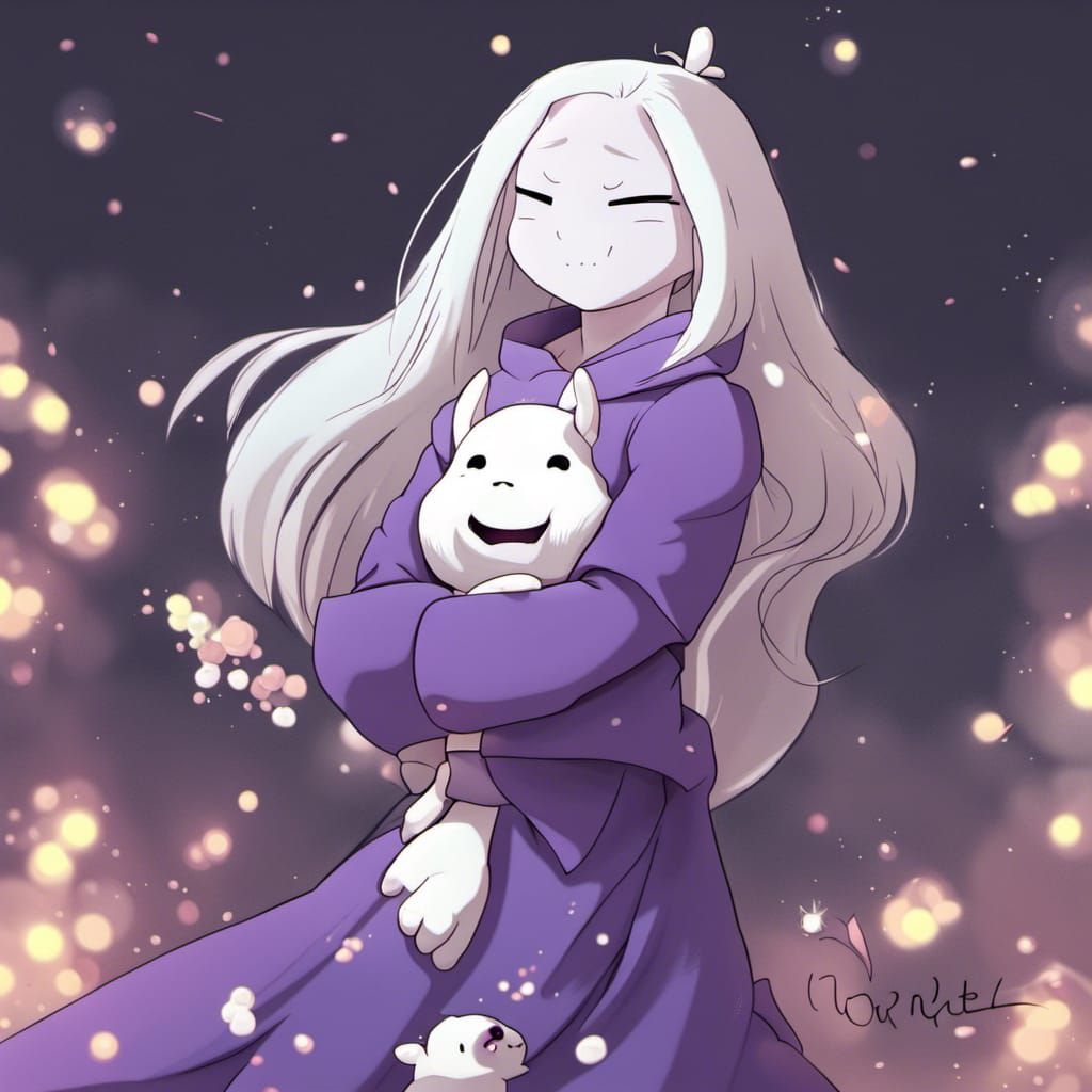 Toriel from Undertale in Anime Style