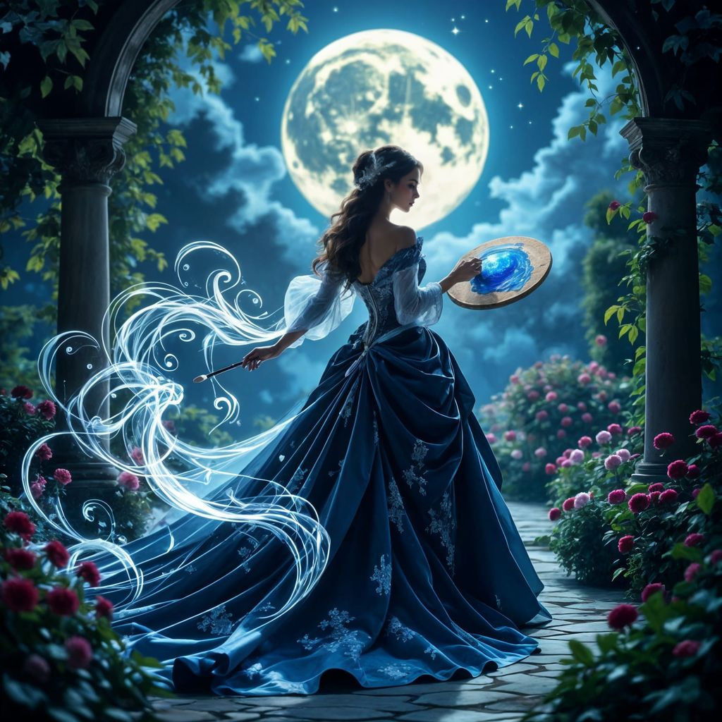 A Painter's Ballgown