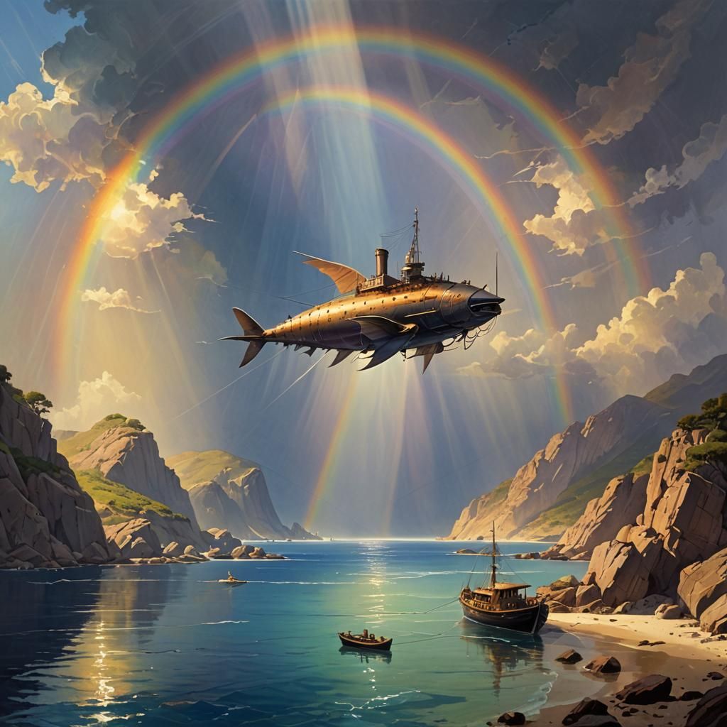 Steampunk Summer in Corsica with Rainbow Sunbeams