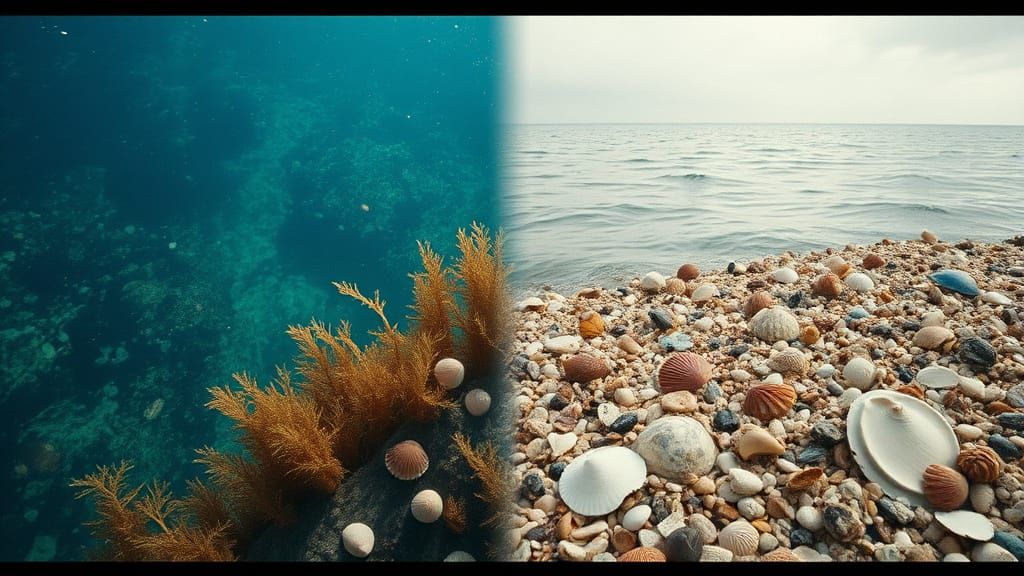 Majestic Ocean vs. Polluted Wasteland: A Cinematic Vision