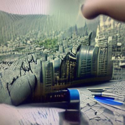 Detailed Matte Painting Conveying Love