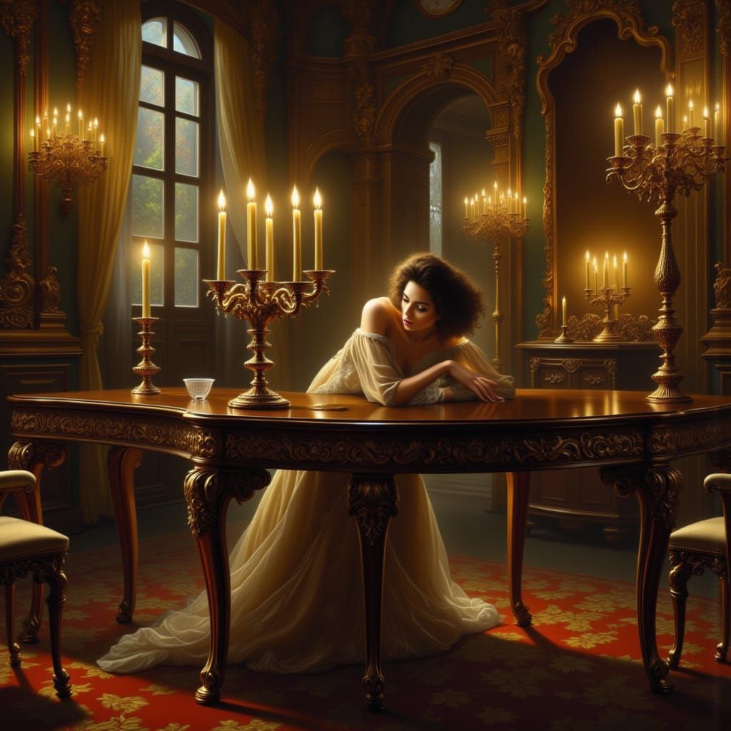 Golden Ambiance in Baroque Splendor