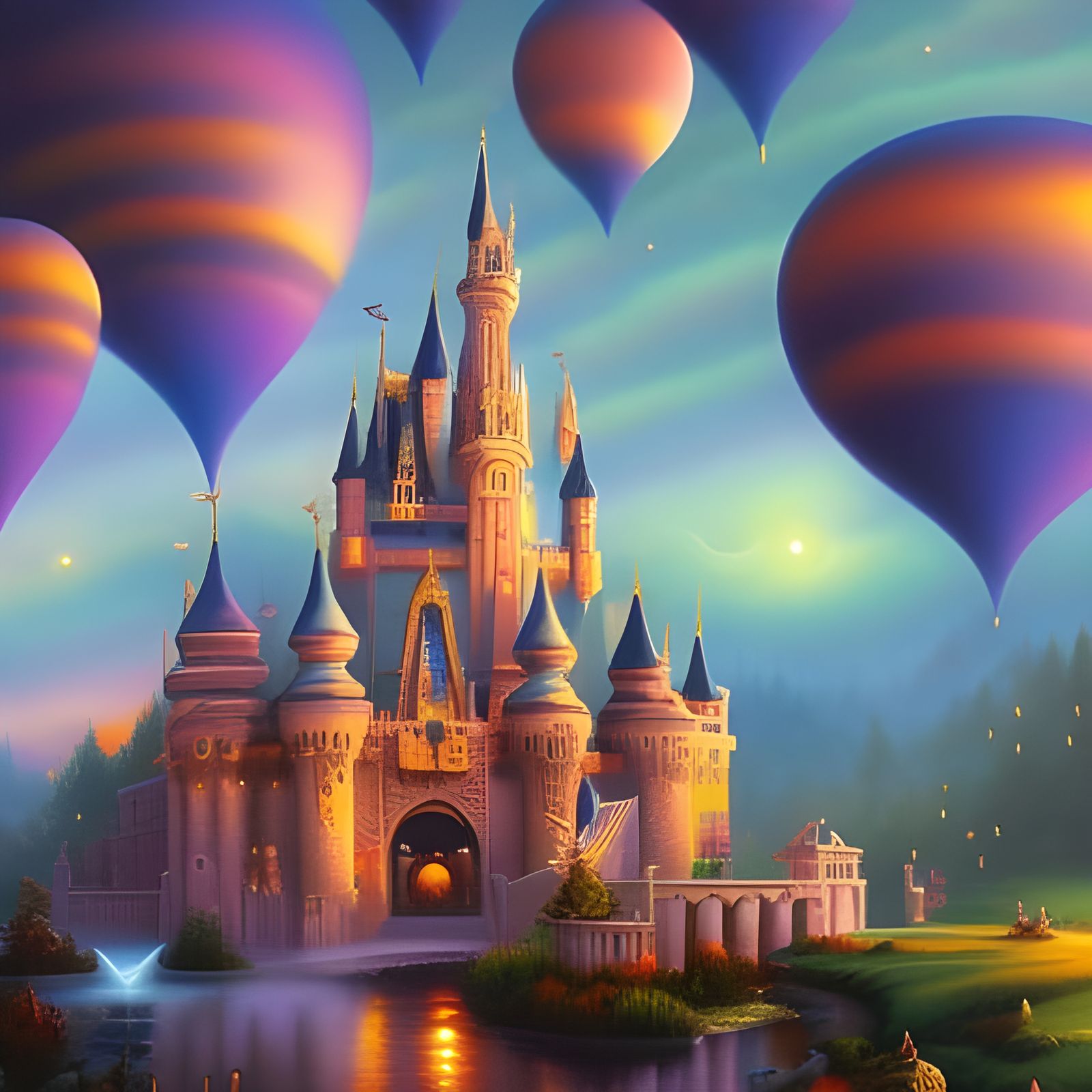 Castle of Wonder: Fairytale with Balloons