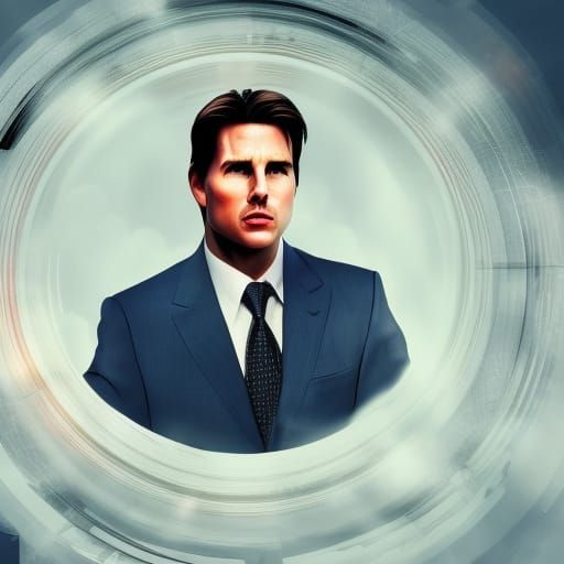 Hyperrealistic Corporate Lawyer Portrait with Splash Art