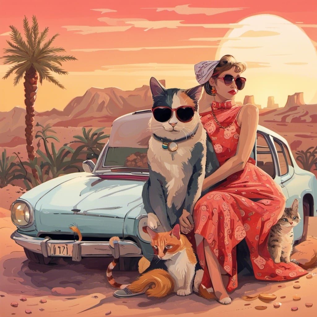 Sunset Tea in the Middle East