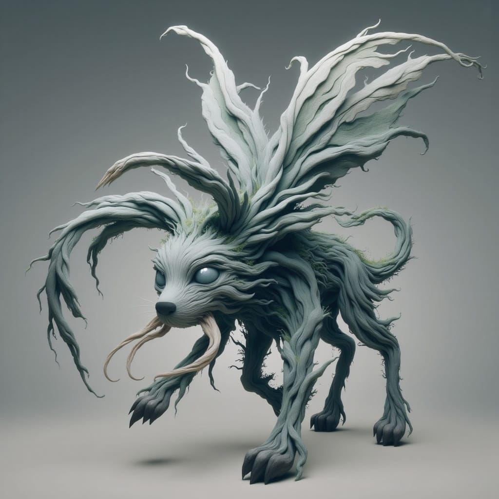 Ethereal Wisp Creature in Flux