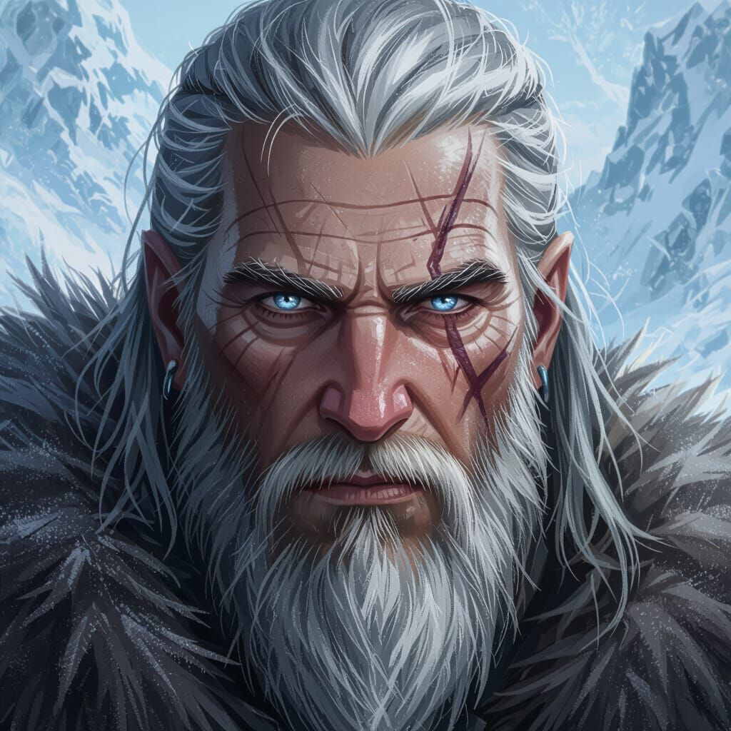 Torin Icevein: Dark Fantasy Portrait by Rutkowski