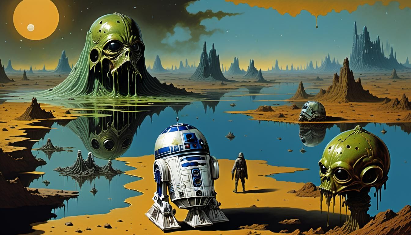 Star Wars Nightmare in Horror Style