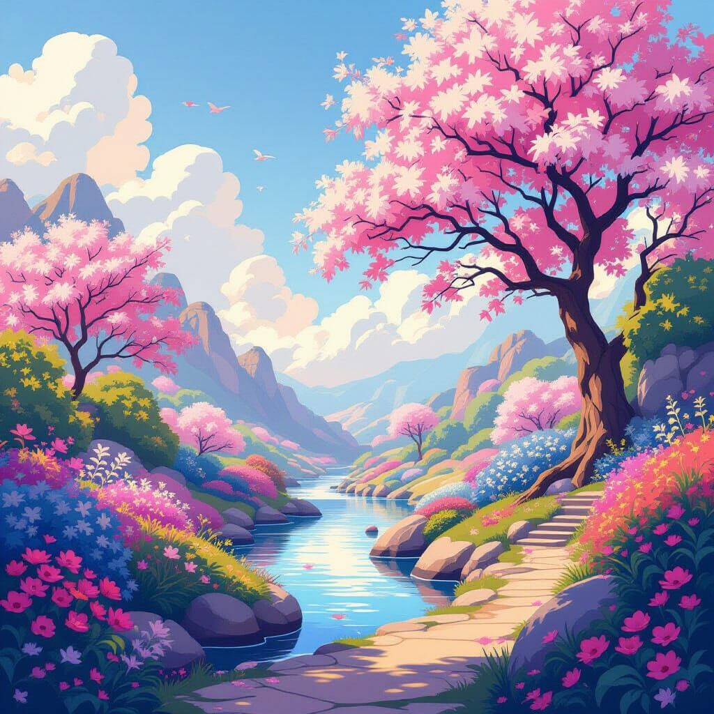 Vibrant Bloomispot: A Botanical Haven