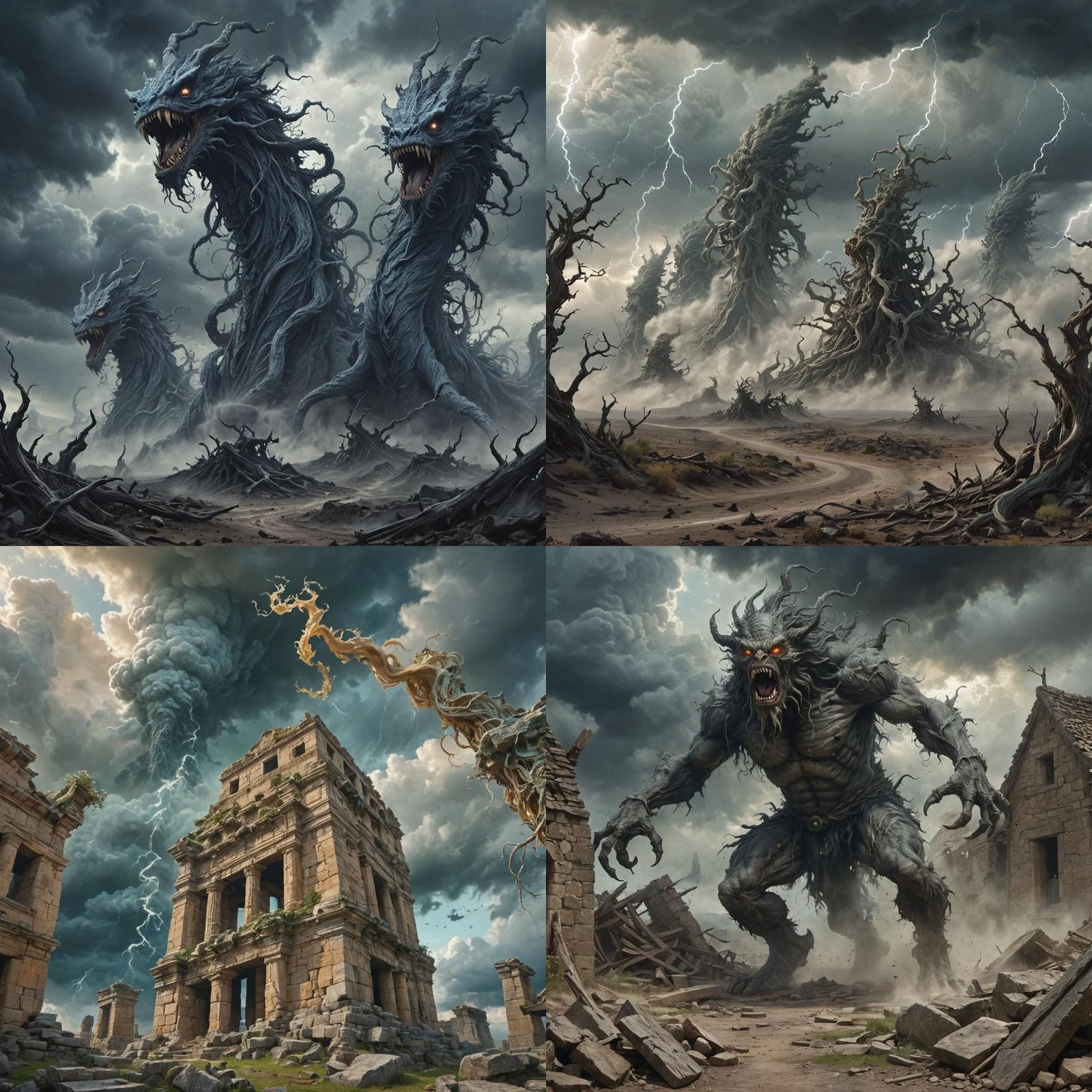Wind Monsters Generated by AI
