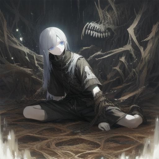 Woman Lost in a Surreal Nightmare