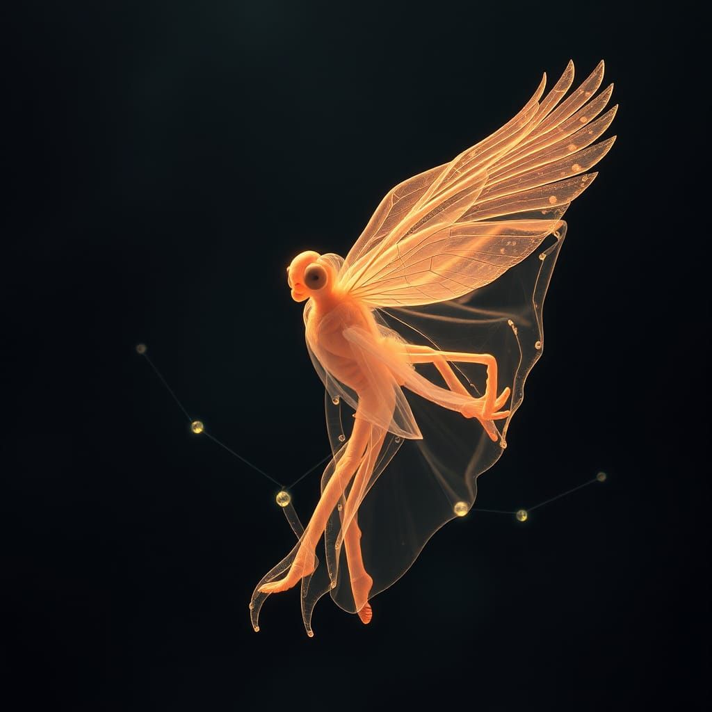 Diaphanous Embryonic Form: Ethereal Transparency