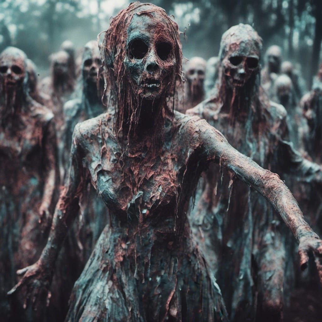 Ghosts Rave at Outdoor EDM Festival