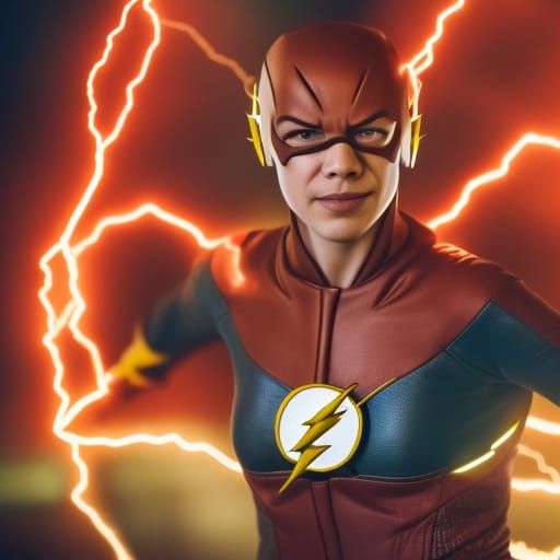 Olivia Rodrigo as The Flash: Professional Photography