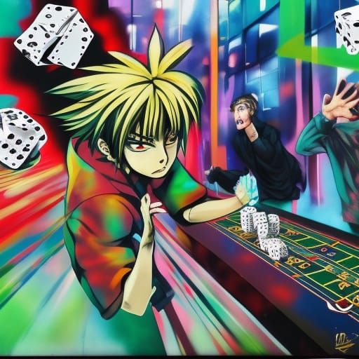 Kaiji Throws Dice at Craps Game