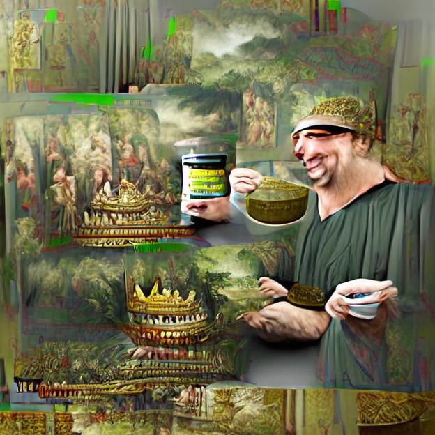 Rich King Enjoys Kratom: Renaissance Painting