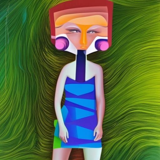 Modern Outfit meets modern Arts