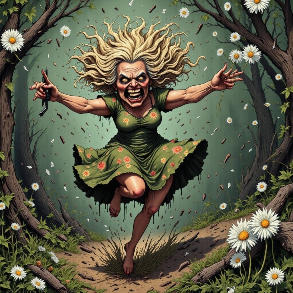 Dark, Twisted Fairy Goddess of Fury