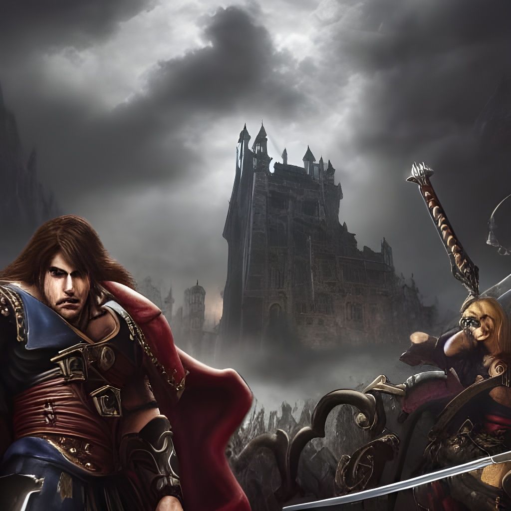 Simon Belmont vs Dracula: Epic Dark Fantasy Battle