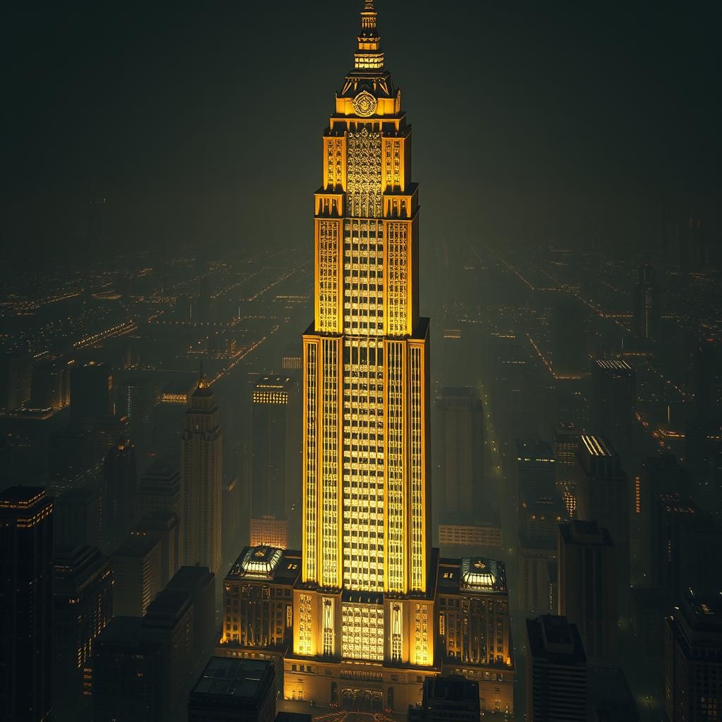 Art Deco Skyscraper in Metropolis